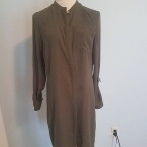 3/$20 Green Tunic Top with Waist Tie